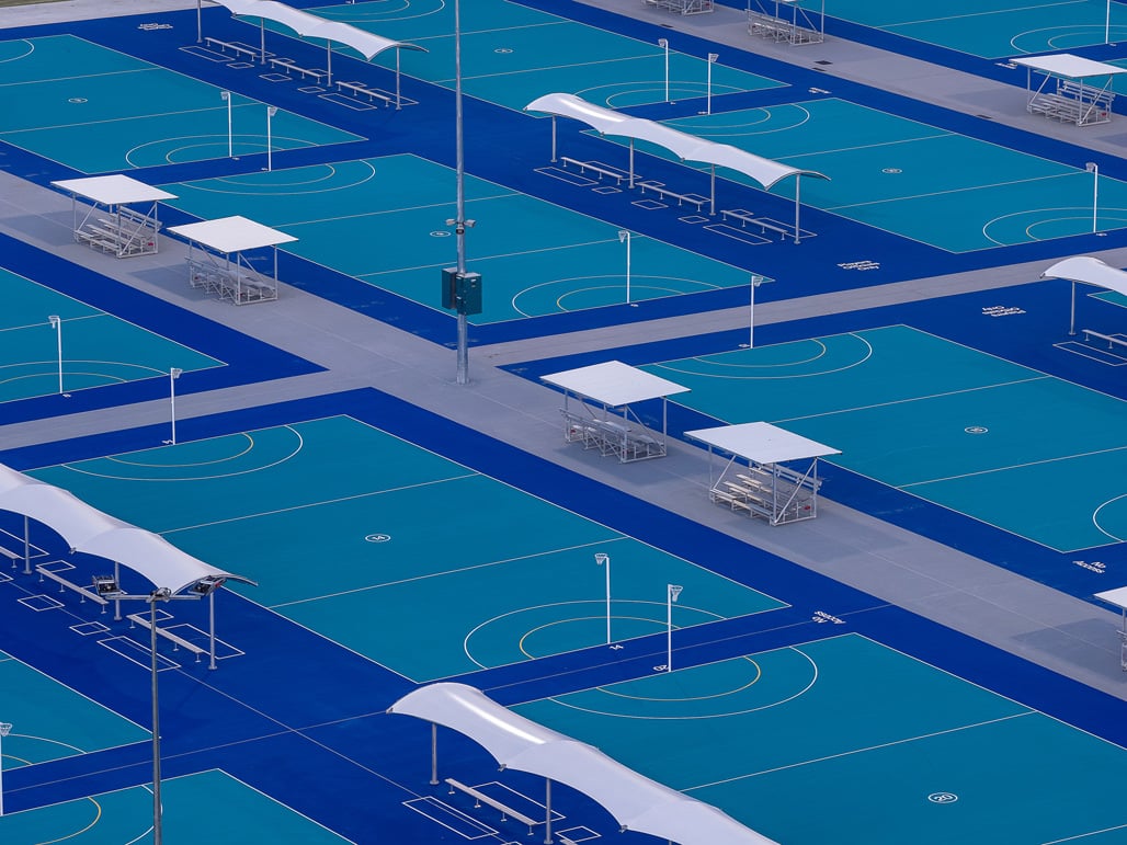 SPORTENG designed a high-capacity netball facility at Firth Park